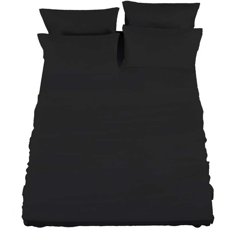Raymond Waites Cotton Blend Sheet Set, Blue, Queen Sheet Set + 2 Fitted Sheets + 2 Pillowcases