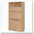 69''H Buffet with Hutch and Foldable Workstation, Multifunctional Storage Cabinet Cupboard with Adjustable Shelf and Power Outlet-1022948064