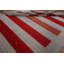 Tapis oriental rayé Gabbeh 8 x 10