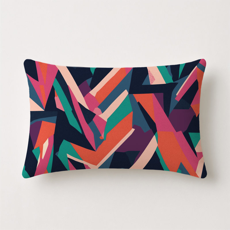 Coussin décoratif intérieur et extérieur Glo-Wave, Rectangle H 18 po x l 25 po