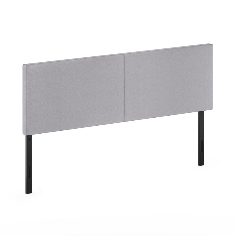 Karp Upholstered Headboard, Gray, King