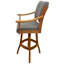 Tabouret de bar pivotant en bois Miriam-63544605-63544599