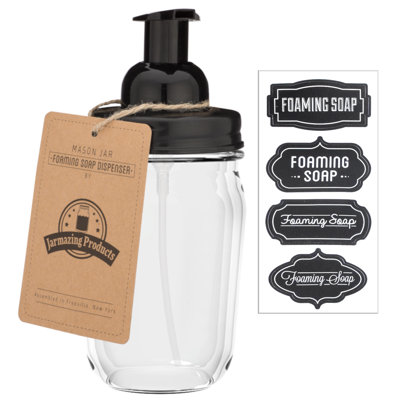 Distributeur de savon moussant Mason jar