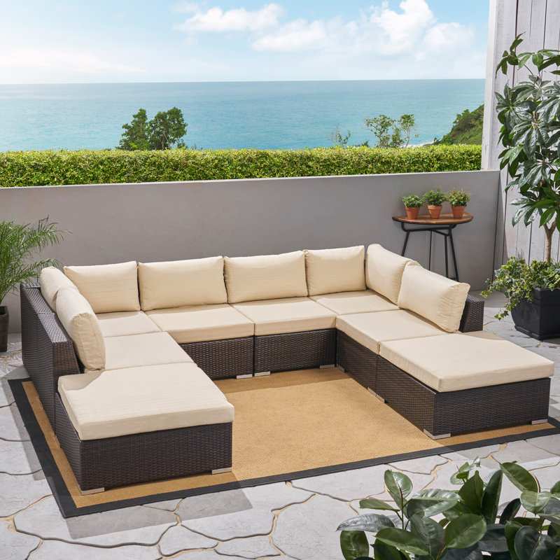 Sedgewick 6 - Person Patio Conversation Set with Cushions