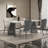 Natural Luxury Marble Rectangular Dining Tables-104311631