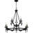 Daizhane 9 - Light Steel Dimmable Chandelier