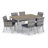 Travira Rectangular Tekwood Outdoor Dining Table-798442221-798442225