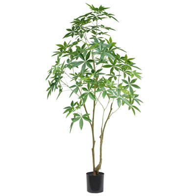 Annistyn 210cm Faux Money Tree in Pot
