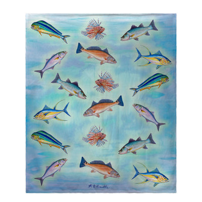 Assorted Fish Throw