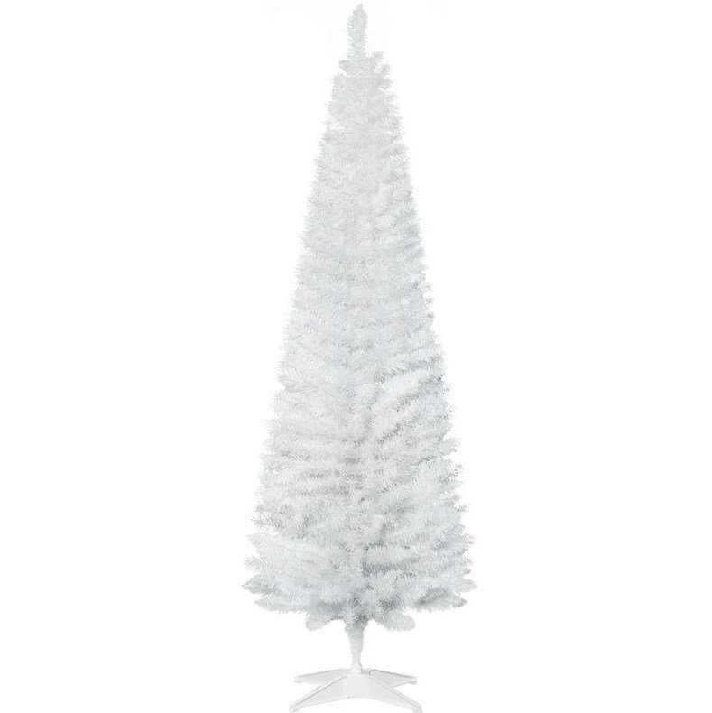 Arbre de Noël artificiel 6 pi | Idée de cadeau, H 6 pi, Blanc