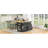 Kitchen Island with 6 Drawers, Pull Out Trash Can Storage, Rolling Kitchen Island on 5 Wheels with Drop Leaf, Power Outlet, 5 Open Side Racks for Kitchen, Dining Room, Black-391380330