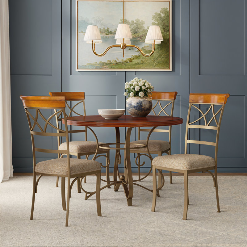 Ensemble de table ronde 5 pièces Ellefson