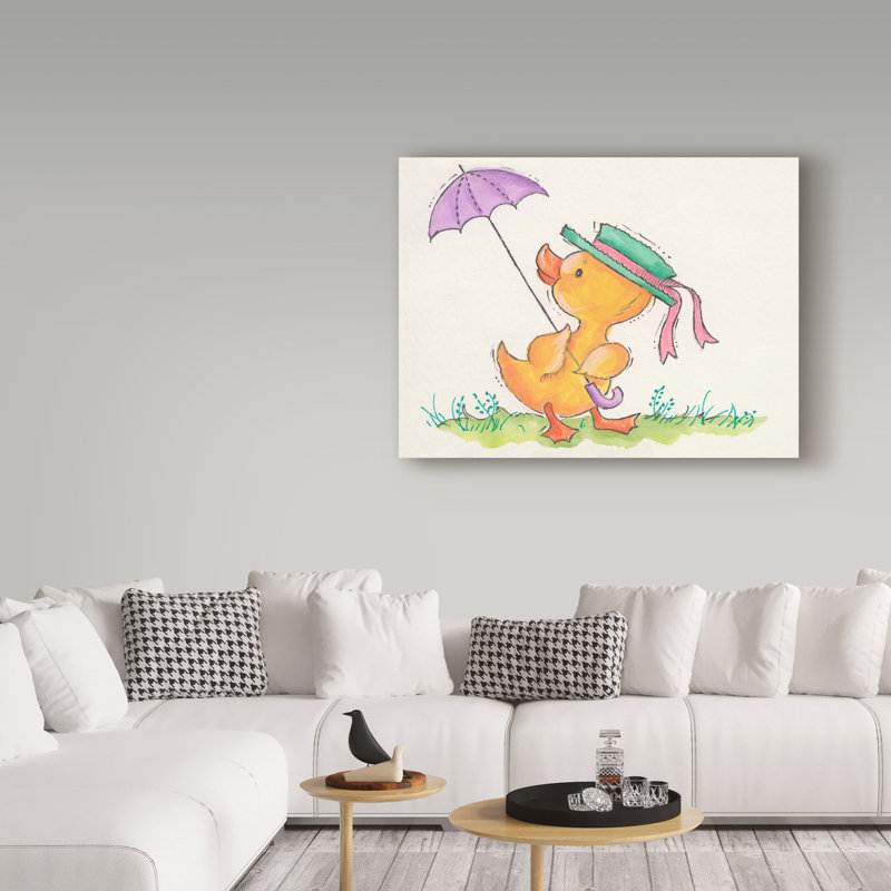 « poussin avec parasol », art sur toile, H 24 po x l 32 po x P 2 po