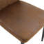 Ensemble de 4 chaises de salle à manger brunes et noires avec motif de coquilles, hauteur de 37 pouces: dossier ergonomique en tissu Tech, alliant confort et style-1927863832-1927863837