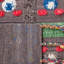 Tapis géométrique en laine / coton tissé à la main Casablanca en rouge / brun / bleu-1718276649