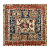 Burano Hand Knotted Wool Geometric Area Rug