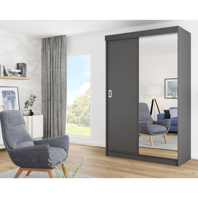 Nollet 2 Door Solid + Manufactured Wood Wardrobe