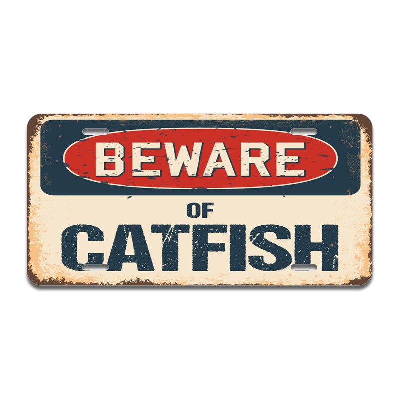Cadre en aluminium Beware of Catfish