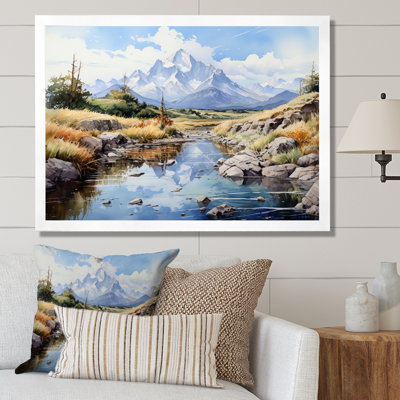 Besnik Mountains Pinnacle Reflections II, reproduction d'art sur toile