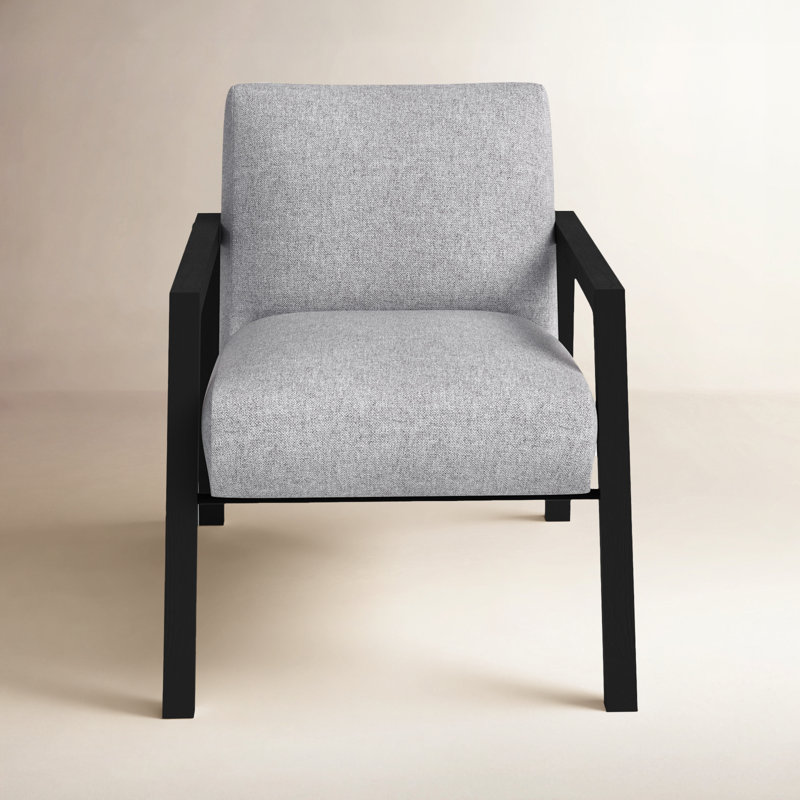 Upholstered Armchair, Ash Grey