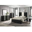 Panel LED Light Headboard Bed 1Pc(Only Bed)-57744174-57744160