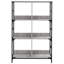 Lockmoor 117.5cm H x 78.5cm W Steel Etagere Bookcase-632186800