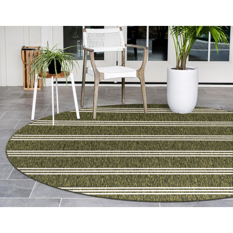 Tapis d'extérieur Destiny, Rond 6 pi 7 po