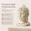Statue de jardin religieuse et spirituelle en oxyde de magnésium antique