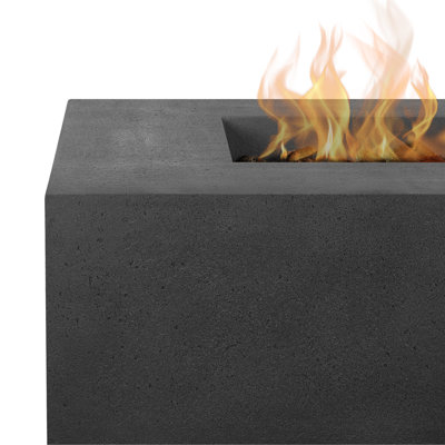 Geneva Outdoor Rectangle Fire Pit Table