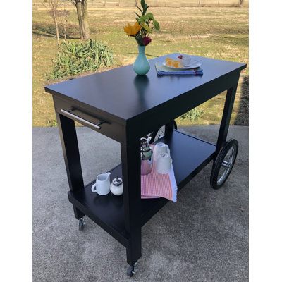 Ackman Wood Bar Cart