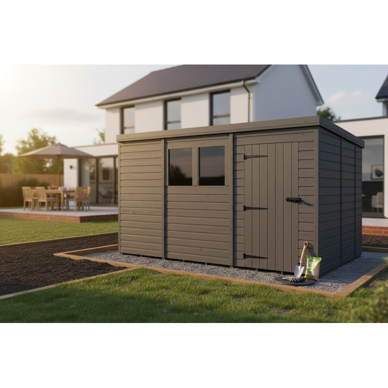 11x9 Pent Composite Shed