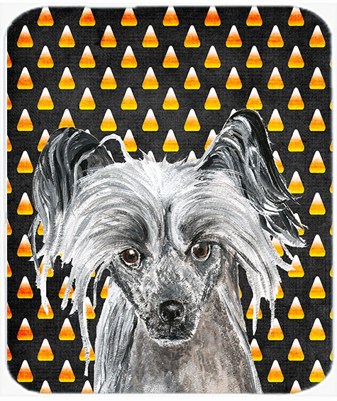 Planche à découper en verre à crête chinoise trésors caroline Halloween Candy Corn