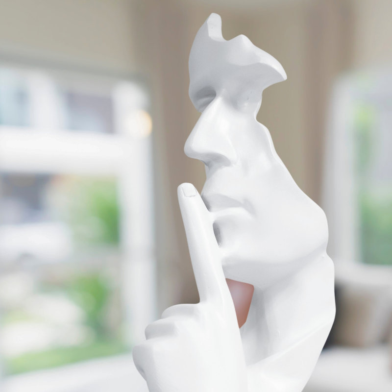 Objet de décoration Fidler, Blanc