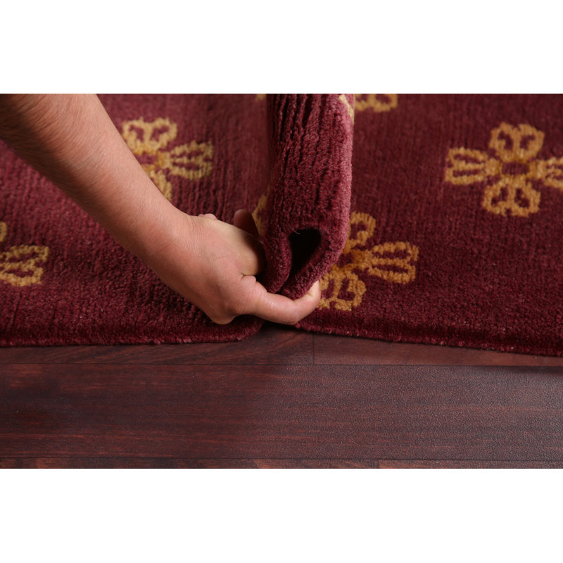Tapis népalais à teinture végétale noué à la main 8 x 10
