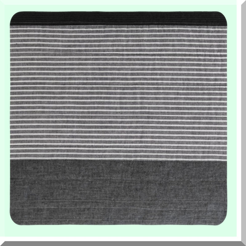 SoftLux Reversible Cotton Sham - Envelope Closure, Pre-Washed for Extra Softness - Stylish Home Decor in Vessey Grey - 20" x 26"
