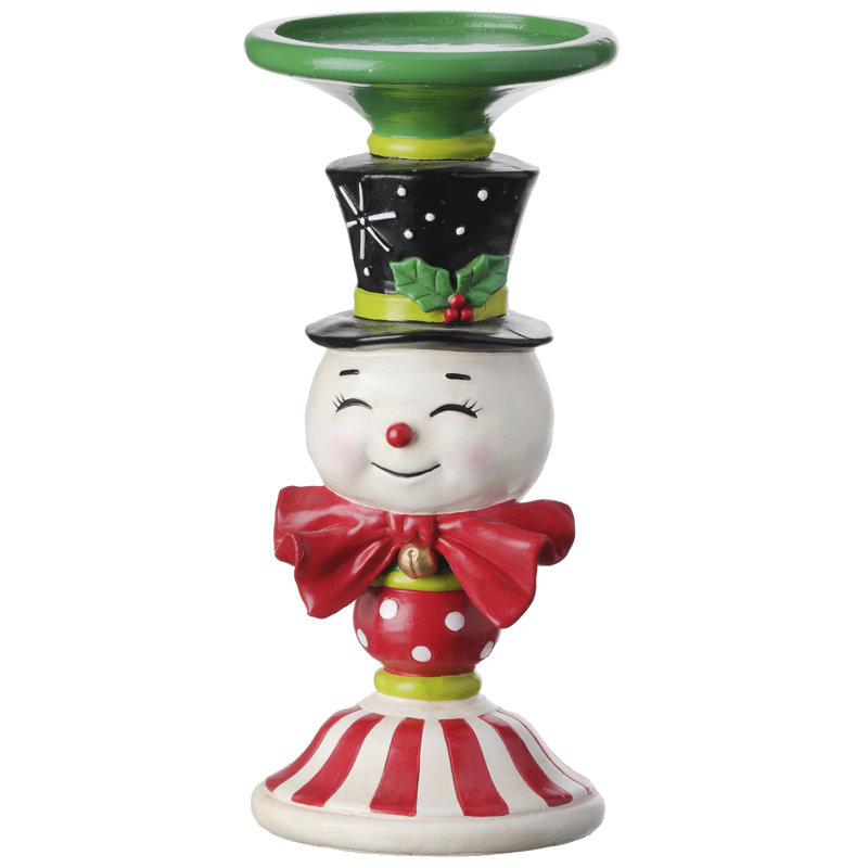 4.25'' H Resin Tabletop Candlestick