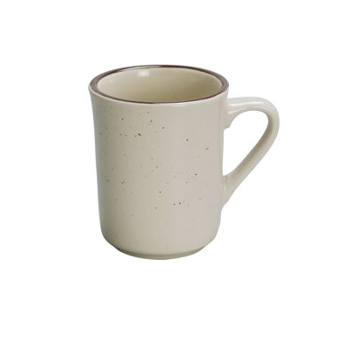 Tasse en porcelaine moucheté Yanco Brown