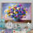 Toile naturelle avec cadre flottant