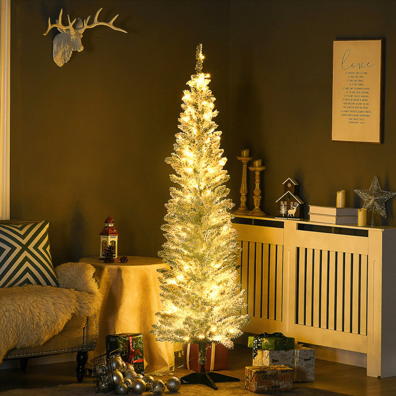 Arbre de Noël artificiel illuminé 6 pi de haut