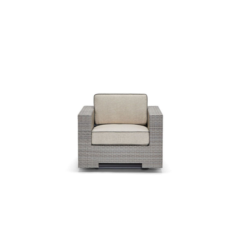 Méridienne Lorenzo, Gris colombe, Linen Stone