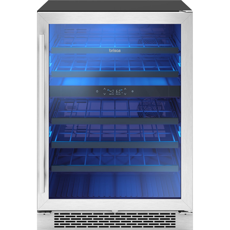 Brisas by Zephyr 24" 46-Bottle Dual Zone Wine Cooler
