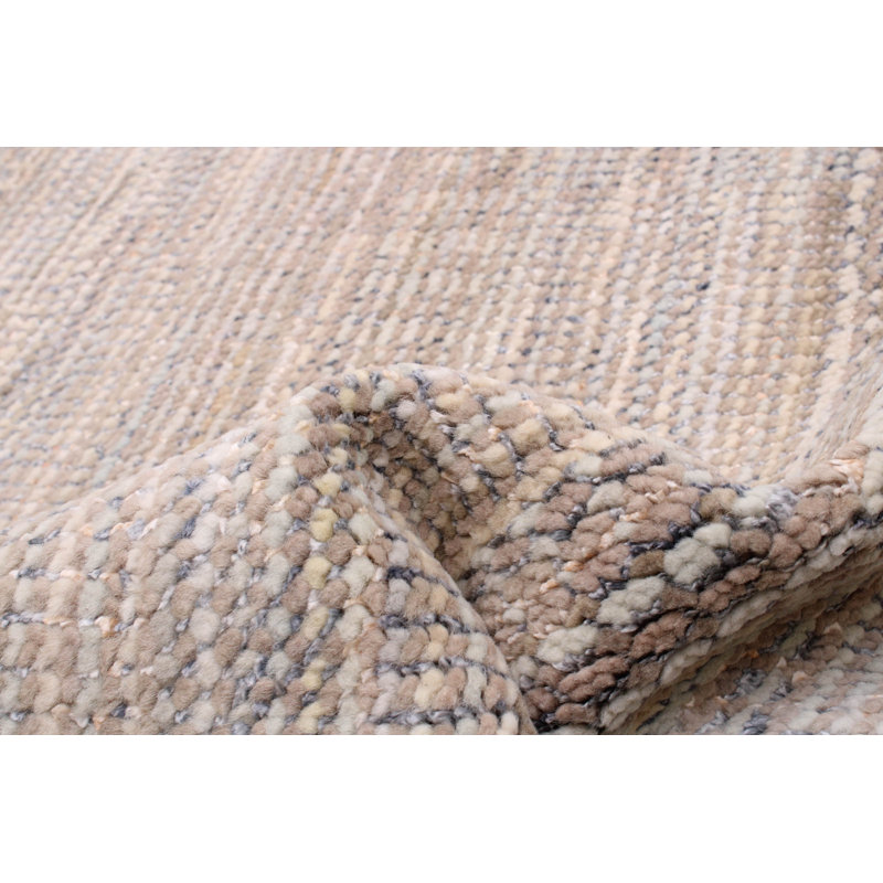 Tapis taupe Silk Shadow 8 po 1 po x 9 po 10 po