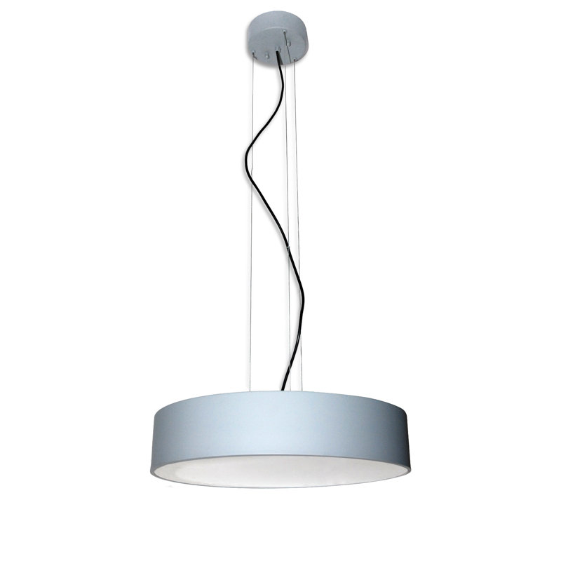 Getty 3 - Light Drum Pendant, Grey