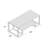 Athena Glass Top Coffee Table-1383283791-1383283761