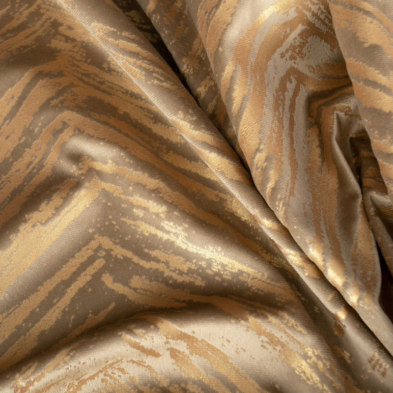 Adelya Blackout Curtain, Dark Beige