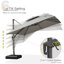 Parasol en porte-à-faux carré avec base Juwairiah-1198483466-1153511198