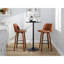 Tabouret de bar Mid-Century moderne à hauteur fixe avec pivot-1455274139