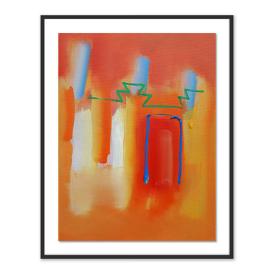 Red Door Print by Charles Stuart