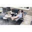 Fauteuil inclinable zéro gravité avec coussin Syril-1393909492