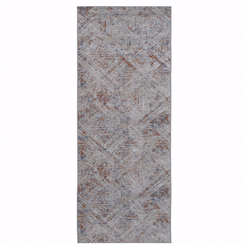 8' X 10' Geometric Area Rug, Rectangle 7'9" x 10'